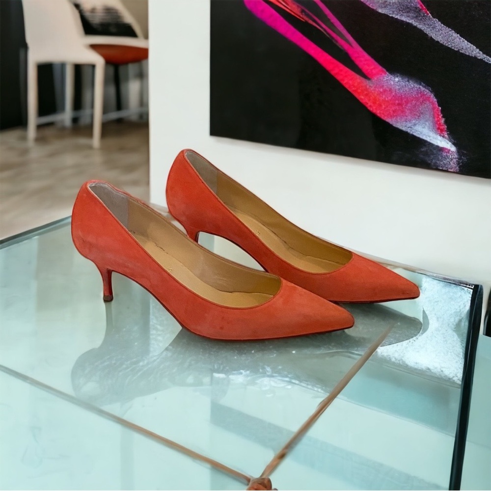 Christian louboutin Kate coral pump 40